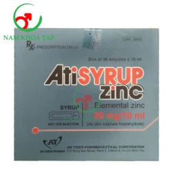 Atisyrup zinc - Thuốc điều trị tiêu chảy